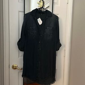 Velvet Heart Tencel shirt dress NWT